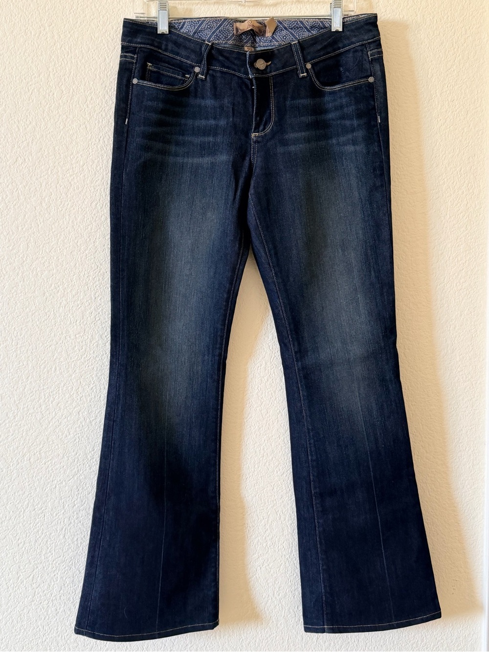 PAIGE Premium Denim Dark Indigo Boot Cut Jeans (NWOT - Size 29)